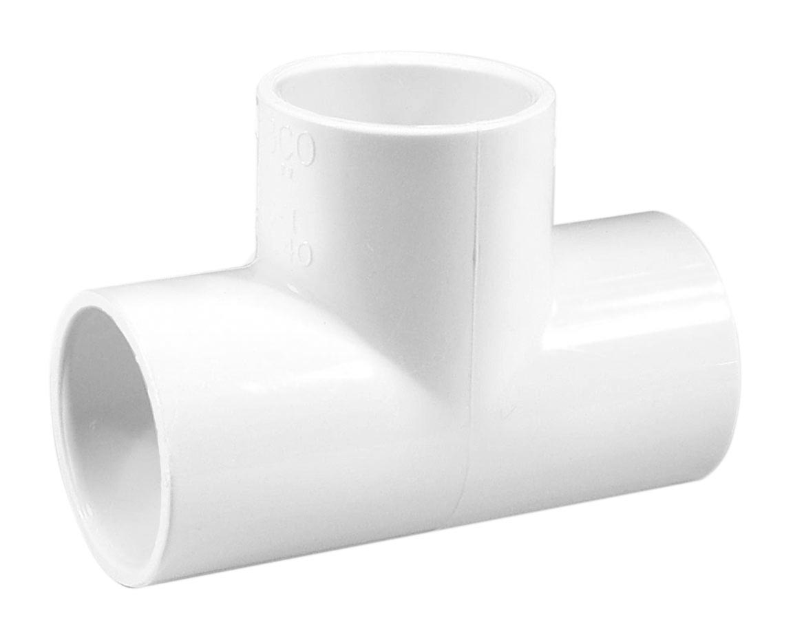 Trójnik równoprzelotowy PVC-U KW/KW/KW