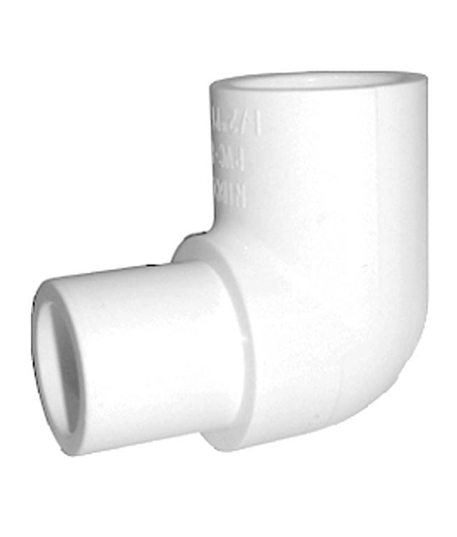 Kolano PVC-U x90° KW/KZ nyplowe