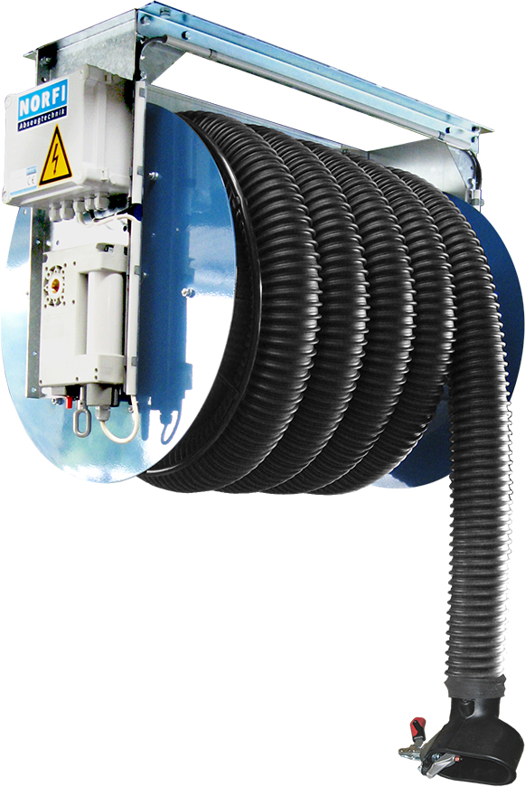 Bębnowy wyciąg spalin z napędem elektrycznym P5