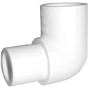 Kolano PVC-U x90° KW/KZ nyplowe