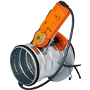 Przepustnica soczewkowa regulacyjno-pomiarowa ocynkowana typ IRIS GBL