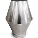 Wyrzutnia dachowa ocynkowana HAN