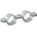 Obejmy podwójne UDZ - bez kołka