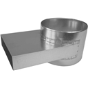 Trójnik DN z odejściem na kanał prostokątny 