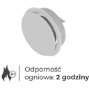 Zawór p.poż. odcinający mcr ZIPP120/RST/RAL9010